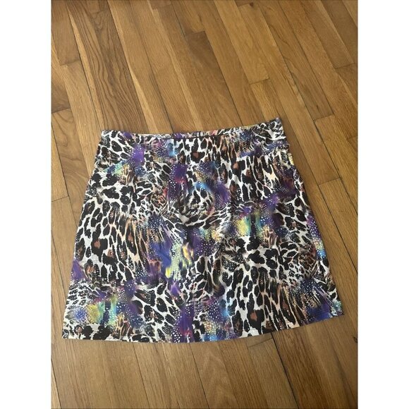 B Skinz Women's Colorful Golf Tennis Skort Pull-On Pockets Size XL - Picture 2 of 8